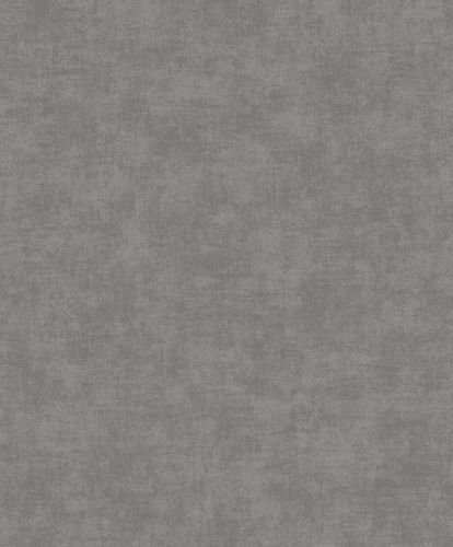 Non-woven wallpaper plain concrete look dark grey A53707