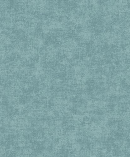 Non-woven wallpaper plain concrete look blue A53711