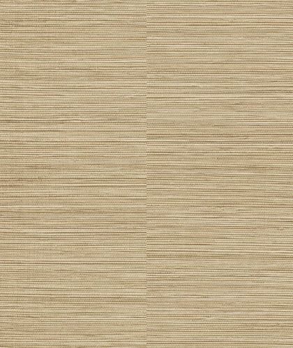 Non-Woven Wallpaper Sisal Textile Look Stripes Beige A62902