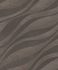 Rasch non-woven wallpaper waves grey brown metallic 3