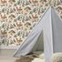 Rasch non-woven wallpaper animals white brown 300321 1