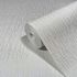 Non-woven wallpaper plain fabric look white metallic 34501 3