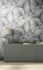 Non-woven wallpaper leaves floral texture grey 34508 1