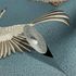 Non-woven wallpaper birds blue copper metallic 34531 4