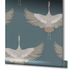 Non-woven wallpaper birds blue copper metallic 34531 5