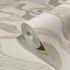 Non-Woven Wallpaper Waves Textile look Beige Metallic 34535 3