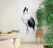 Digital print bird watercolor black white grey 34594 1