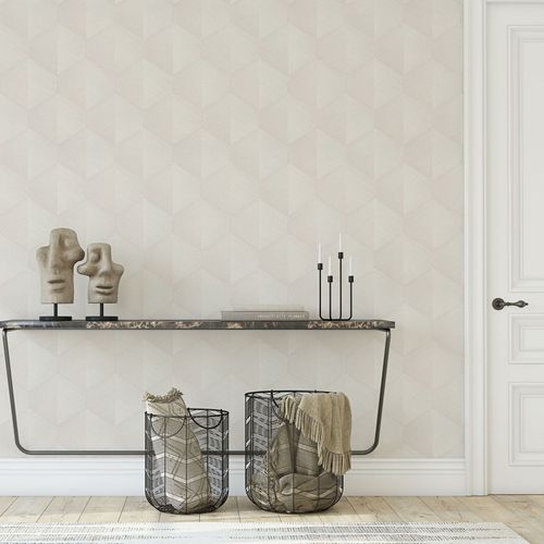 Wallpaper Guido Maria Kretschmer graphic cream gloss