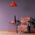 Wallpaper Guido Maria Kretschmer plain lines purple glitter 1