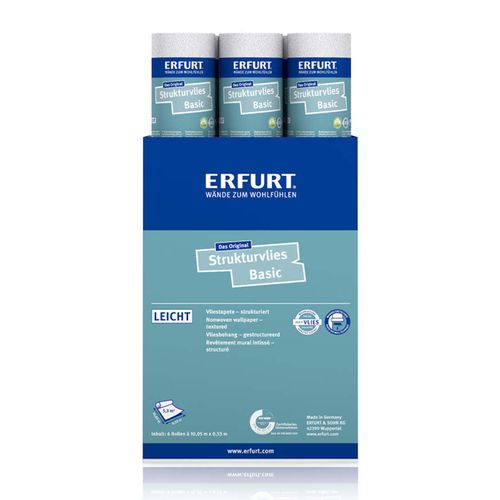 6 x Erfurt non-woven fiber Protect 214 wallpaper 31.98 m²