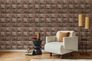 GZSZ non-woven wallpaper wood look brown beige 34852 1