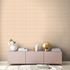 Non-woven wallpaper oval graphic pink beige 39534-5 1