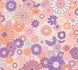 Non-woven wallpaper flowers retro purple pink 39535-1 2