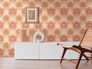 Non-woven wallpaper waves flowers brown beige 39539-3 1