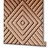 Non-woven wallpaper geometric 3D look beige brown 34483 4