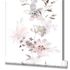 Non-woven wallpaper floral white pink beige 81623 3
