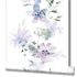 Non-woven wallpaper nature floral white purple blue 81625 4