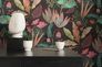 Non-woven wallpaper jungle black pink green 39348-1 8