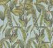 Non-woven wallpaper jungle leaves blue green 39413-3 2