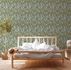 Non-woven wallpaper jungle leaves blue green 39413-3 8