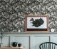 Non-woven wallpaper jungle tropical black white 39425-2 5