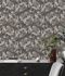 Non-woven wallpaper jungle tropical black white 39425-2 7