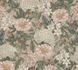 Non-woven wallpaper floral vintage pink green 39426-2 2