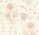 Non-woven wallpaper flowers leaves cream brown 39427-1 2