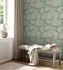 Non-woven wallpaper floral turquoise green white 39432-2 6