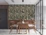 Non-woven wallpaper plants jungle orange green 39435-1 5