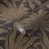 Non-woven wallpaper leaves black gold copper 39501-1 5