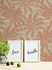 Non-woven wallpaper leaves beige orange glitter 39501-3 1