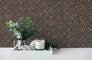 Non-woven wallpaper graphic black copper metallic 39505-3 4