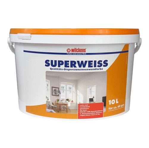 Wilckens super white high coverage wall paint 10 l