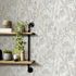 Non-woven wallpaper tropical cream beige grey 10390-02 2