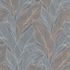 Non-woven wallpaper leaves grey copper metallic 10282-10 2