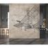 Photo wallpaper airplane concrete look beige grey 2508N-11 1