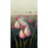 Photo Wallpaper Floral Tulips Mist grey Pink 2523N-81 2