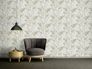 Non-woven wallpaper floral beige gold metallic 39650-4 9