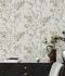 Non-woven wallpaper floral beige gold metallic 39650-4 8