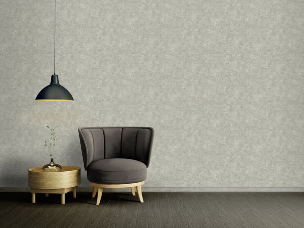 Non-woven wallpaper graphic beige silver metallic 39656-4