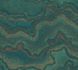 Non-woven wallpaper marble look green gold metallic 2