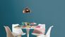 Non-woven wallpaper Rasch plain textile look blue 688016 1