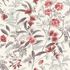 Non-woven wallpaper Rasch floral white red 869118 2