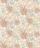 Non-woven wallpaper Rasch leaves cream brown blue 580228 2