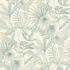 Non-woven wallpaper Rasch leaf pattern cream green 580914 2