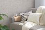 Non-woven wallpaper plaster look white grey gold 39387-1 8