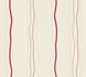 Non-woven wallpaper stripes waves cream red gloss 95873-1 2