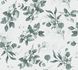 Non-woven wallpaper floral white green silver 39768-2 2