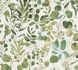 Non-woven wallpaper leaves cream white green 39697-1 2